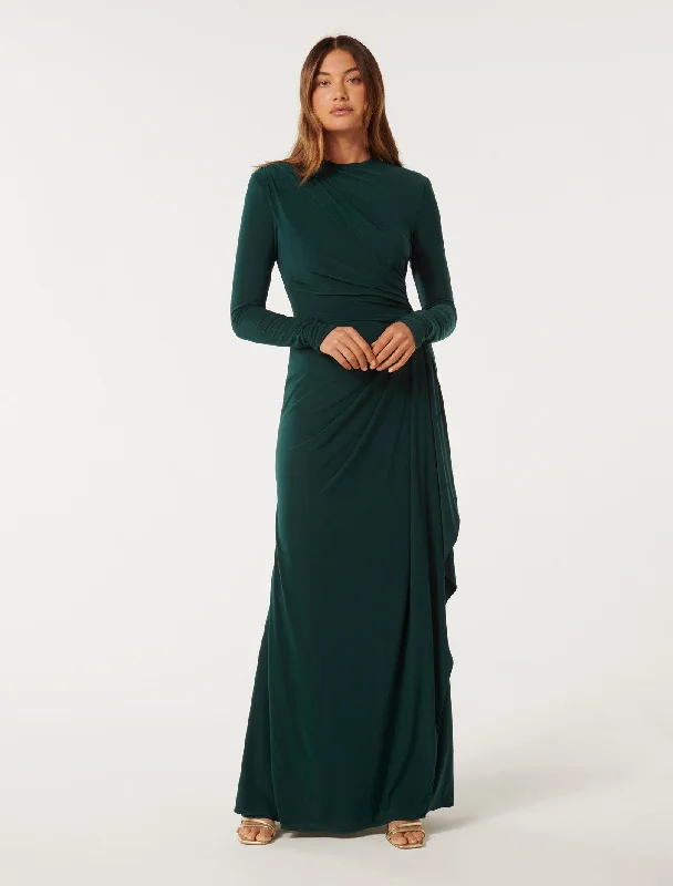 Audrey Long Sleeve Maxi Dress