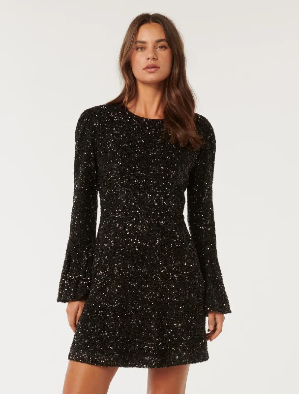 Lizzy Sequin Mini Dress