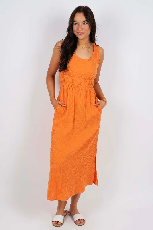 Only In My Heart Dress (Orange)