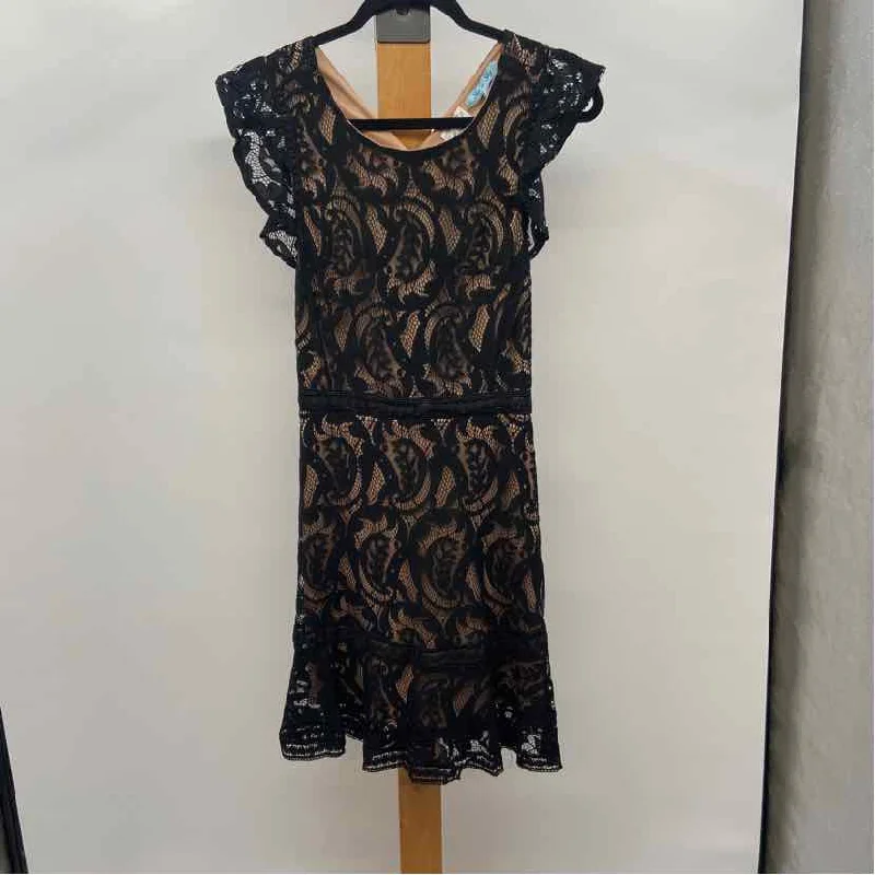 She + Sky Women's Size L Black Lace Dress