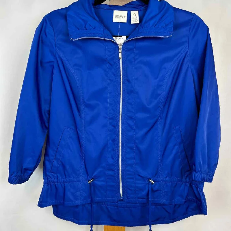 Chico's Women's Size S Royal Blue Solid Jacket