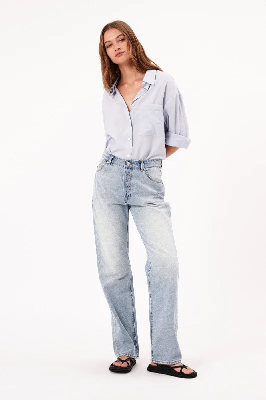 90's Relaxed Straight Leg | Faded Blue