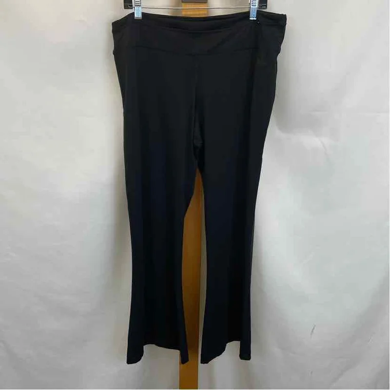 Adidas Women's Size XL Black Solid Leggings