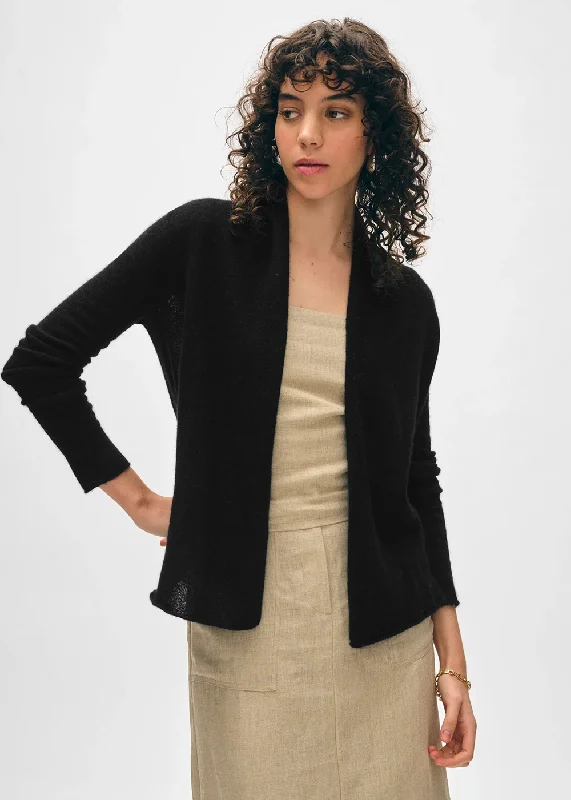 Cashmere Mini Trapeze Cardigan