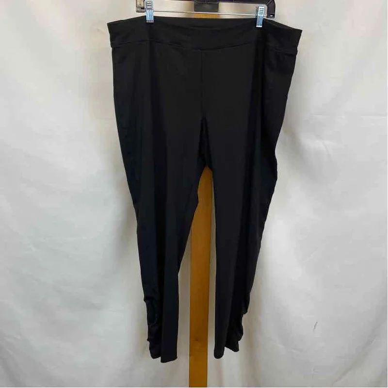 Chico's Women's Size XL Black Solid Leggings