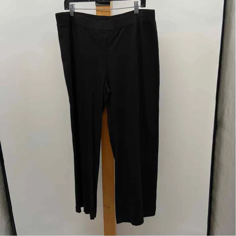 Neon Buddha Women's Size XL Black Solid Pants