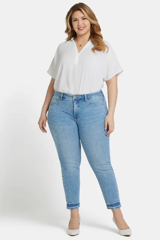 Sheri Slim Ankle Jeans In Plus Size - Riviera Sky