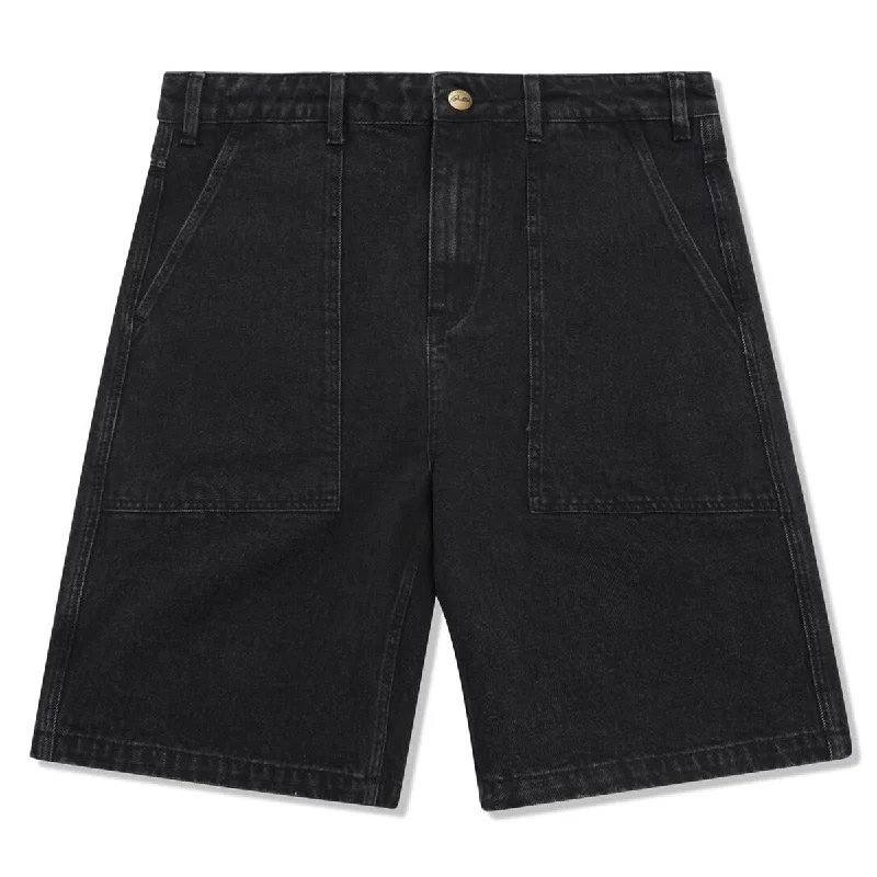 Butter Goods - Patch Pocket Denim Shorts Washed Black