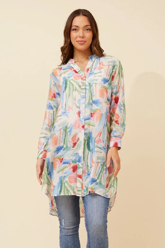 JANSON ABSTRACT PRINT SHIRT