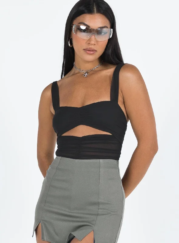 Kalmia Bodysuit Black