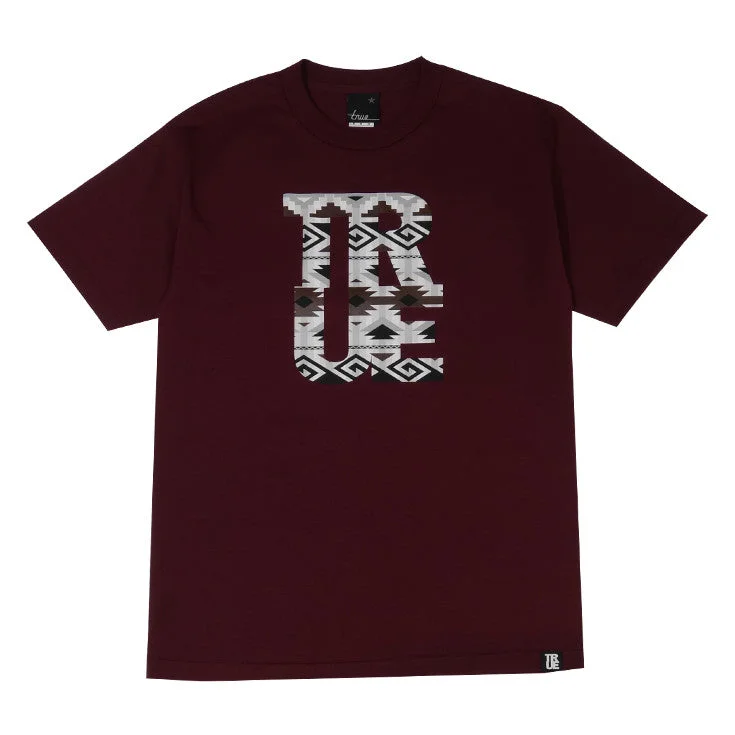 Mens True Patriot T-Shirt Burgundy