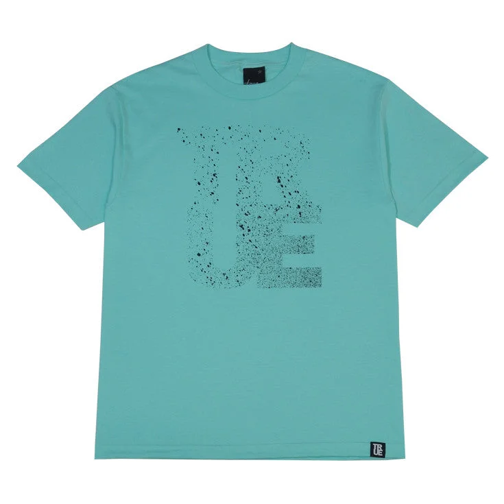 Mens True Splatter T-Shirt Mint/Black