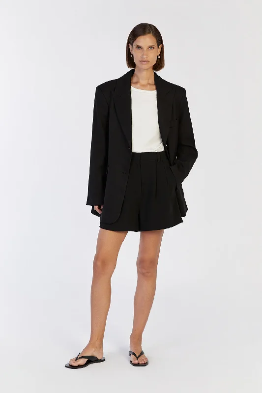 ROWAN TAILORED BLACK SHORT