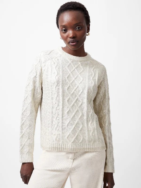 Otilia Foil Cable Knit Jumper